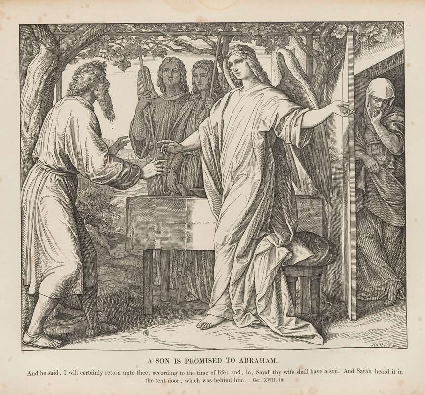 Julius Schnorr von Carolsfeld - A son is promised to Abraham