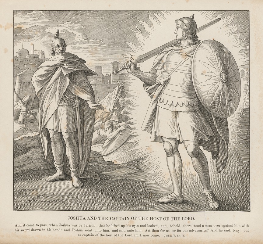 Julius Schnorr von Carolsfeld - Joshua and the captain of the host of the Lord