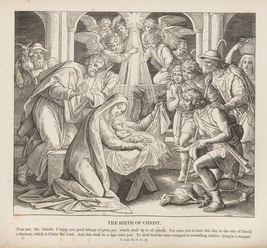 Julius Schnorr von Carolsfeld - The birth of Christ
