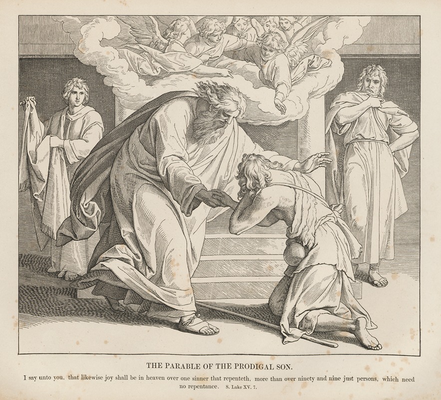 Julius Schnorr von Carolsfeld - The parable of the Prodigal Son