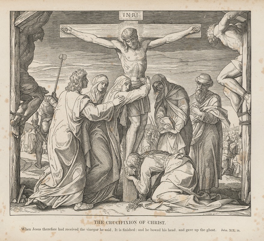 Julius Schnorr von Carolsfeld - The crucifixion of Christ