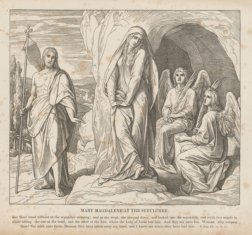Julius Schnorr von Carolsfeld - Mary Magdalene at the sepulchre