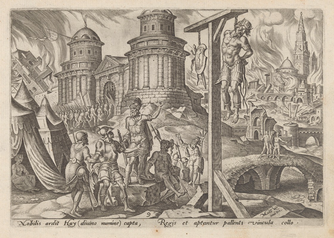 Maarten Van Heemskerck - The King of Ai Hanged