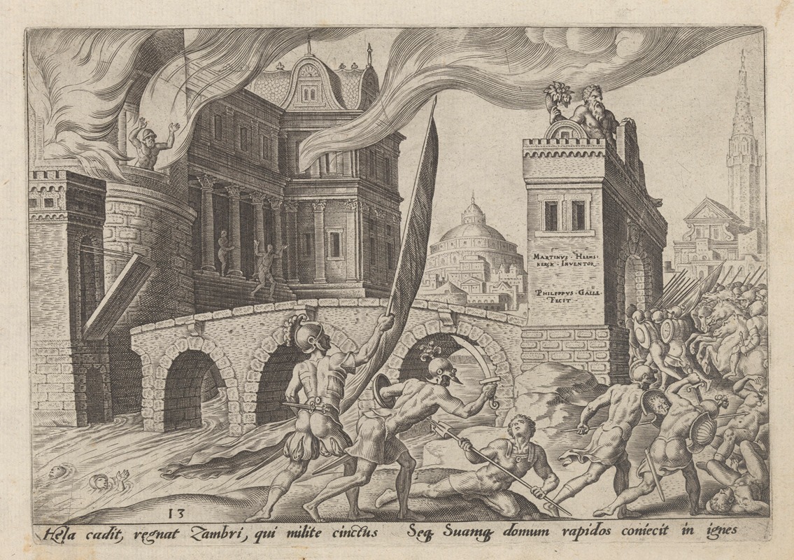 Maarten Van Heemskerck - The Capture of Tirsah