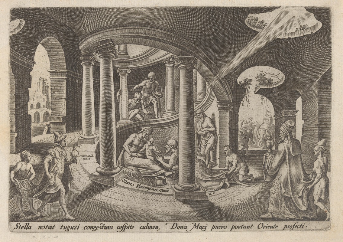 Maarten Van Heemskerck - The Adoration of The Magi