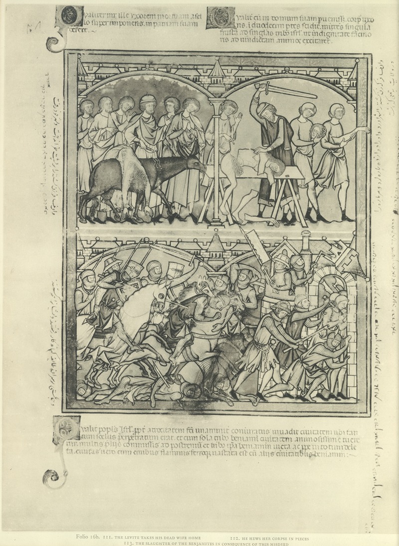 Montague Rhodes James - A Book of Old Testament illustrations of the middle of the thirteenth century Pl.32