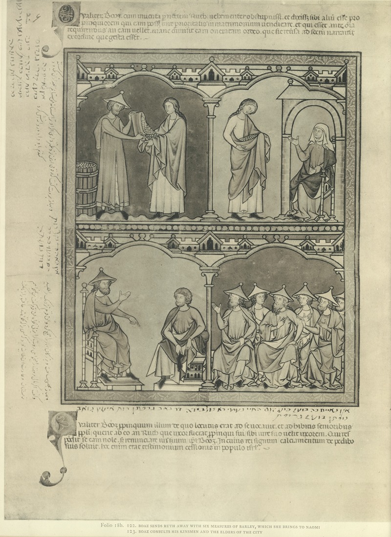 Montague Rhodes James - A Book of Old Testament illustrations of the middle of the thirteenth century Pl.36