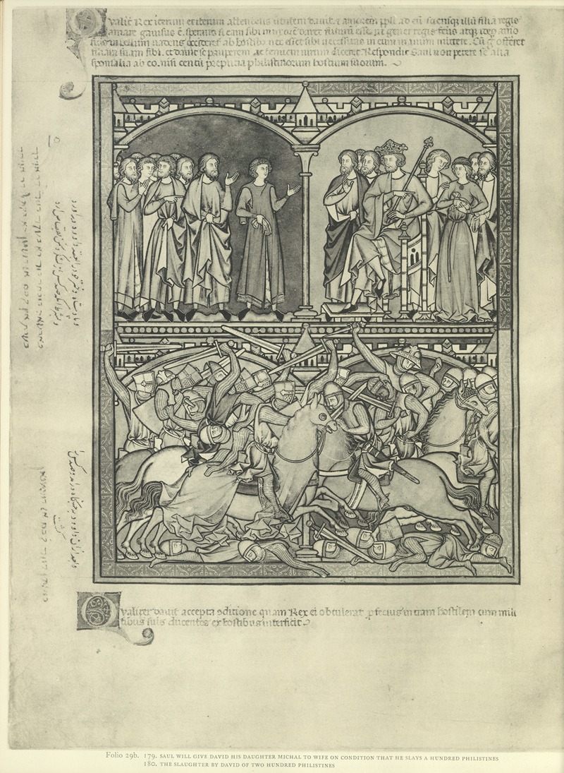 Montague Rhodes James - A Book of Old Testament illustrations of the middle of the thirteenth century Pl.58
