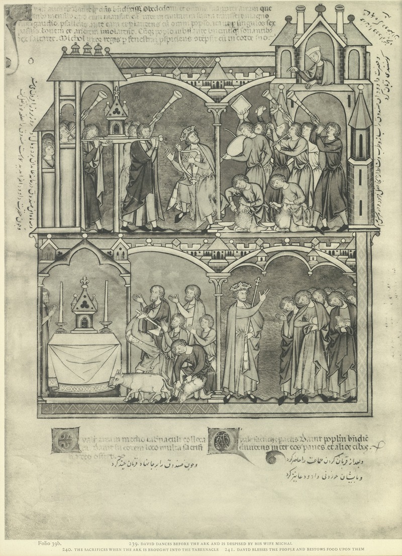 Montague Rhodes James - A Book of Old Testament illustrations of the middle of the thirteenth century Pl.78