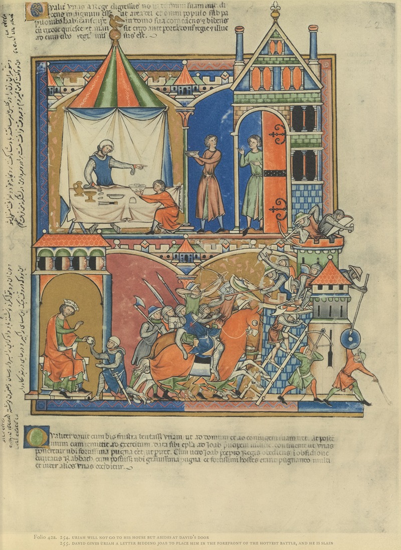 Montague Rhodes James - A Book of Old Testament illustrations of the middle of the thirteenth century Pl.83