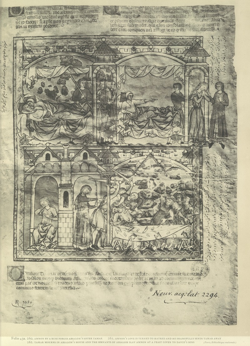 Montague Rhodes James - A Book of Old Testament illustrations of the middle of the thirteenth century Pl.85