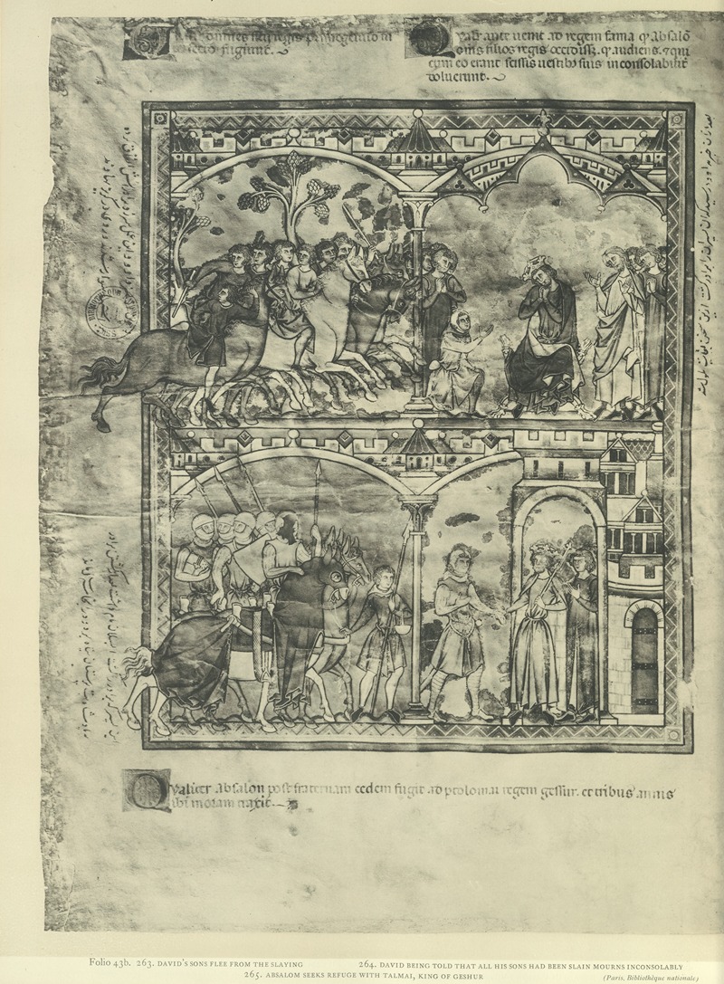Montague Rhodes James - A Book of Old Testament illustrations of the middle of the thirteenth century Pl.86