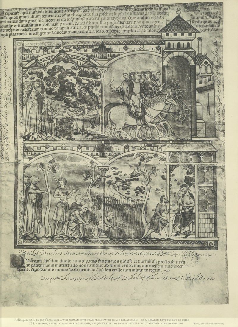 Montague Rhodes James - A Book of Old Testament illustrations of the middle of the thirteenth century Pl.87