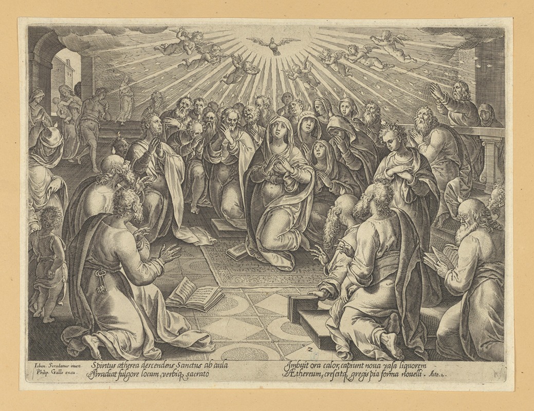 Stradanus - The Descent of The Holy Ghost