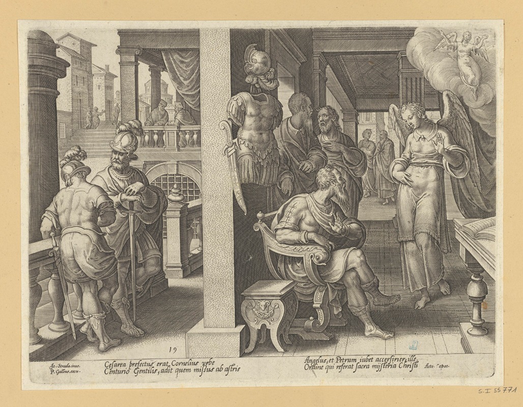 Stradanus - The Angel Sending Cornelius for St Peter