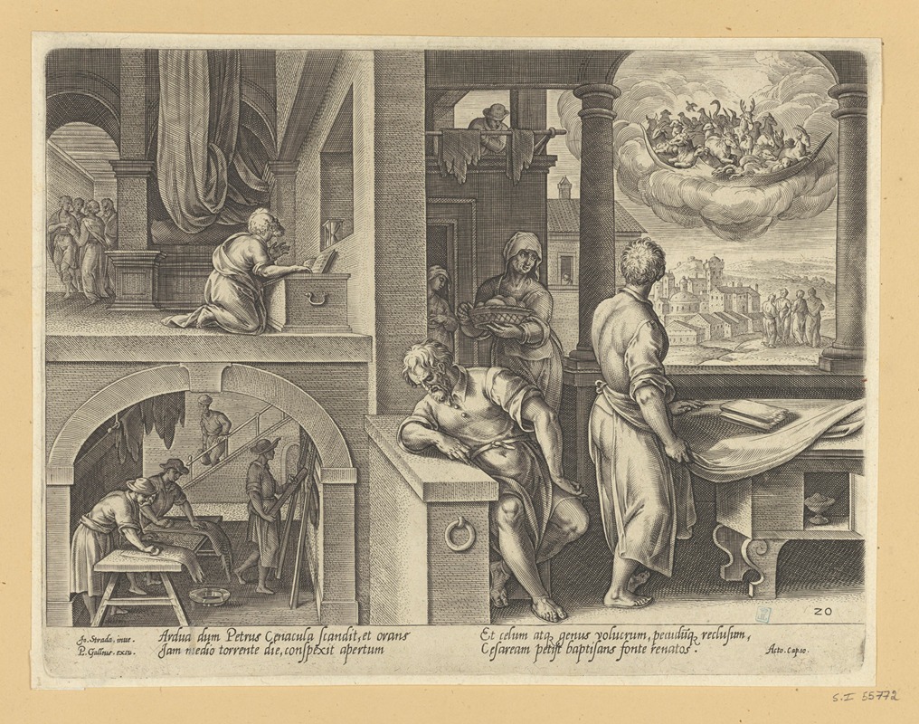 Stradanus - The Vision of St Peter