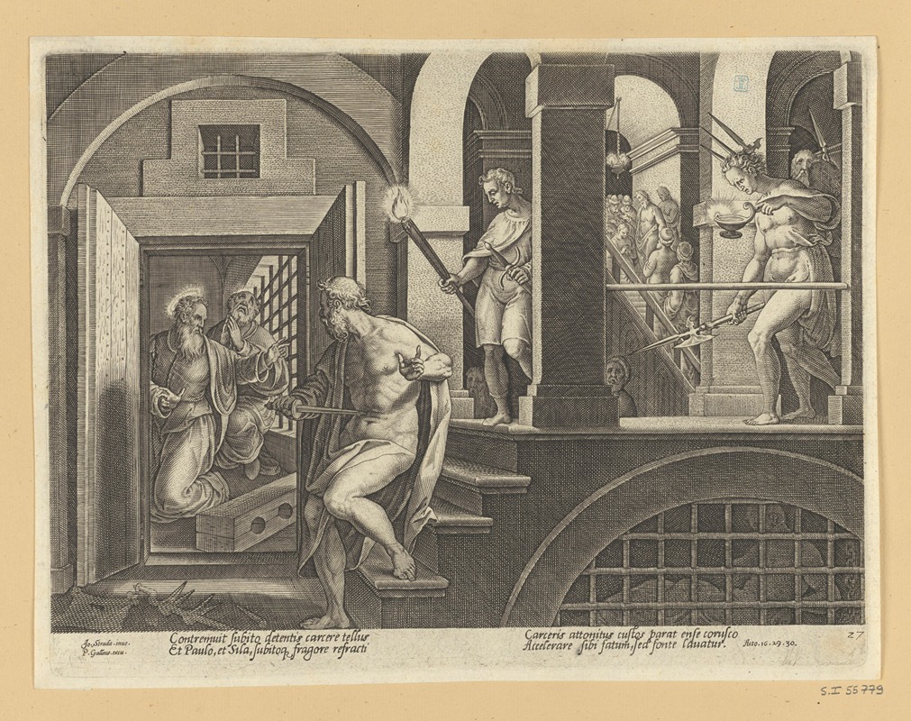 Stradanus - The Conversion of The Warder