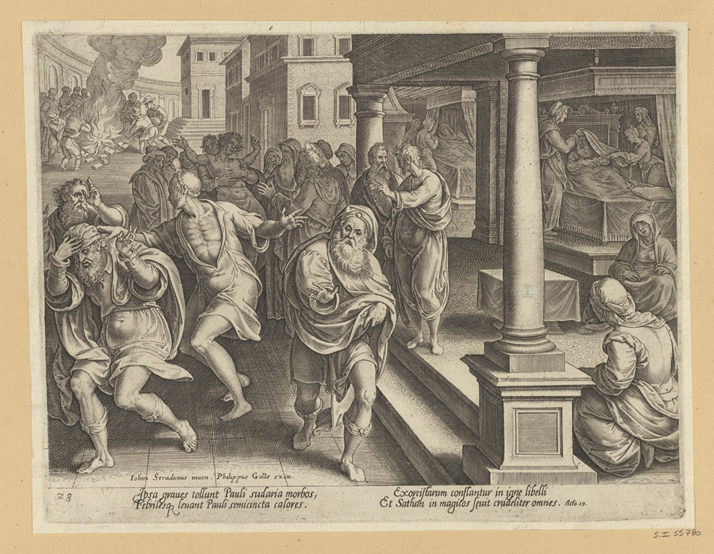 Stradanus - St Paul and The Exorcists at Ephese