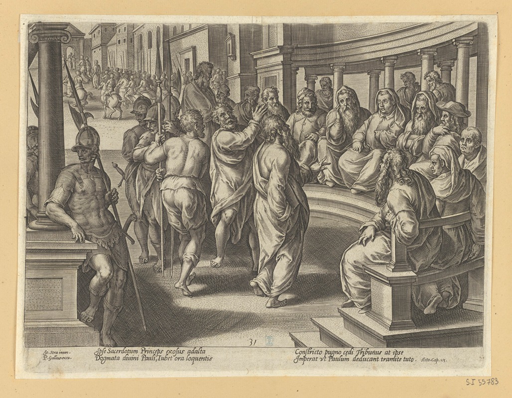 Stradanus - St Paul Before The High Priest
