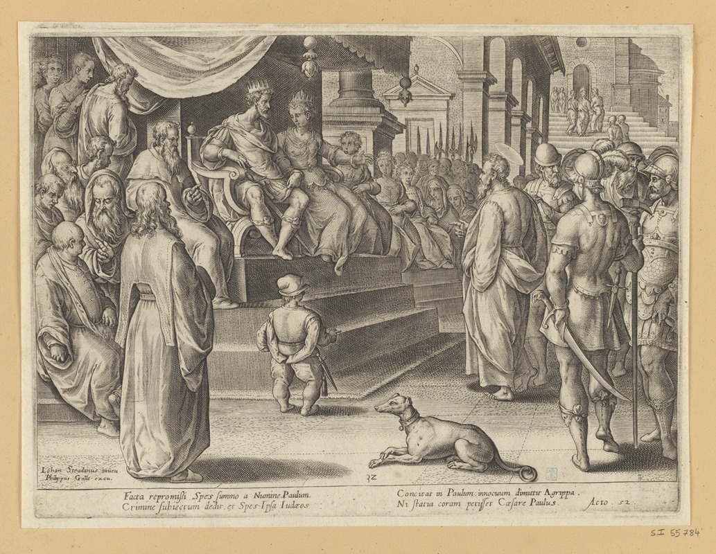 Stradanus - St Paul Before Festus and Agrippa