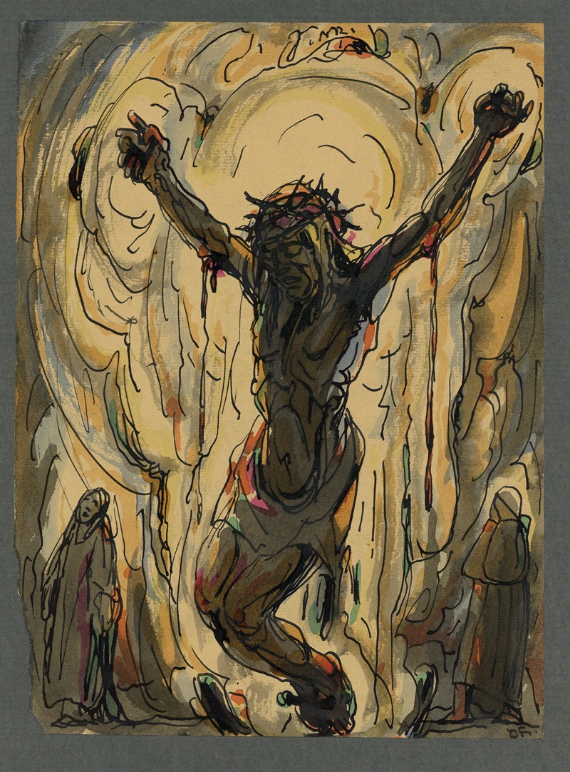Alfred Ost - Christus aan het kruis