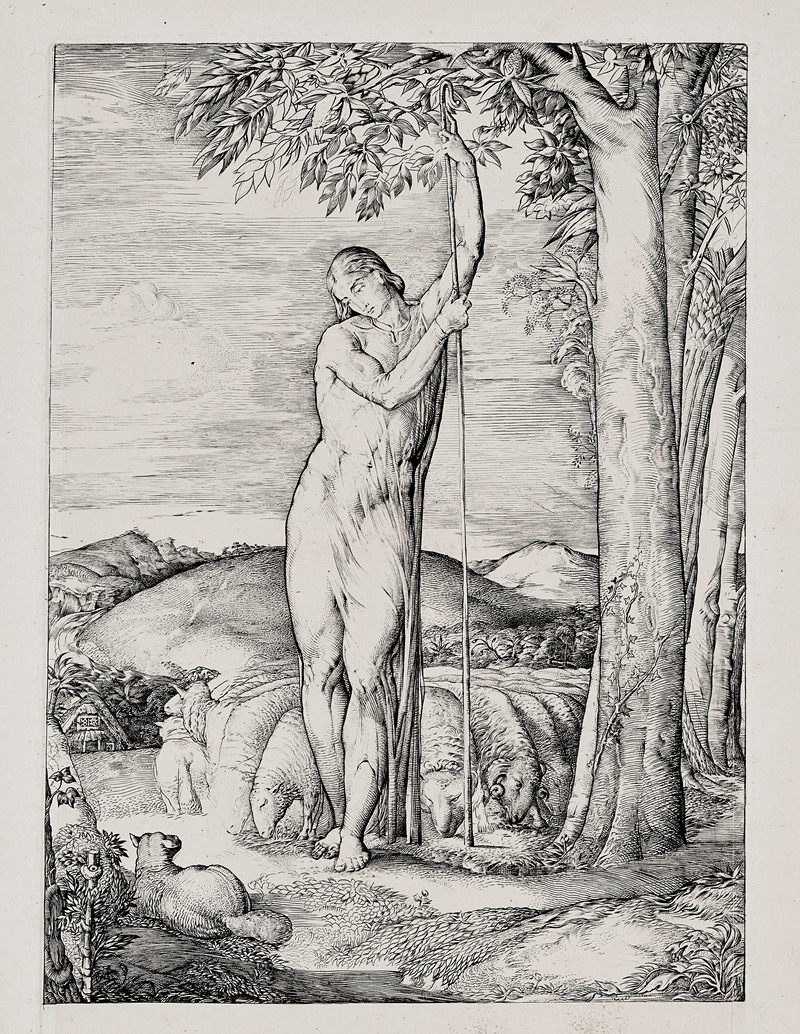 George Richmond - The Shepherd – Christ the Good Shepherd