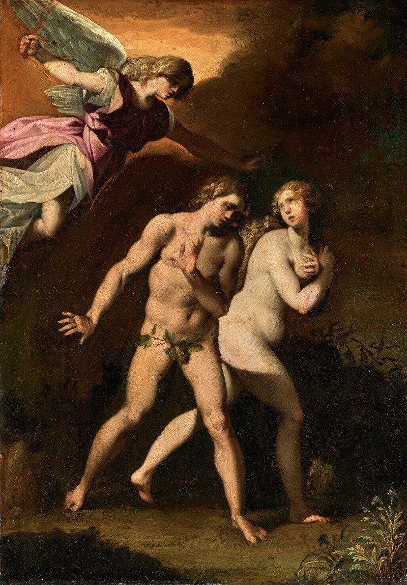 Giuseppe Cesari - The expulsion from the garden of Eden