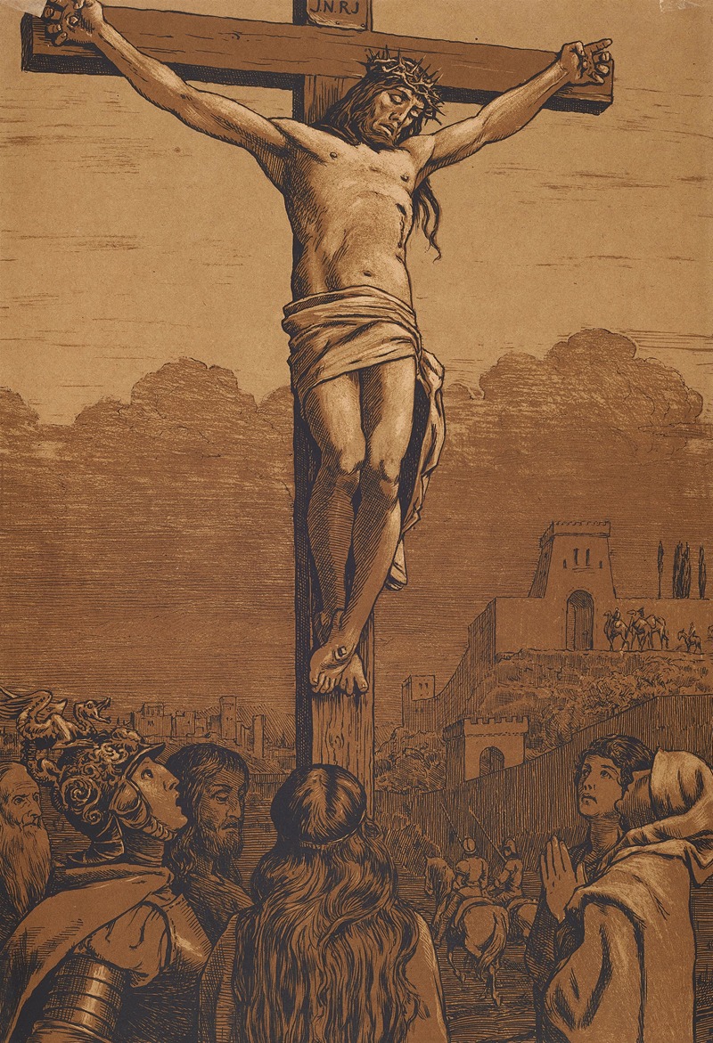 Hans Thoma - The crucifixion of Christ