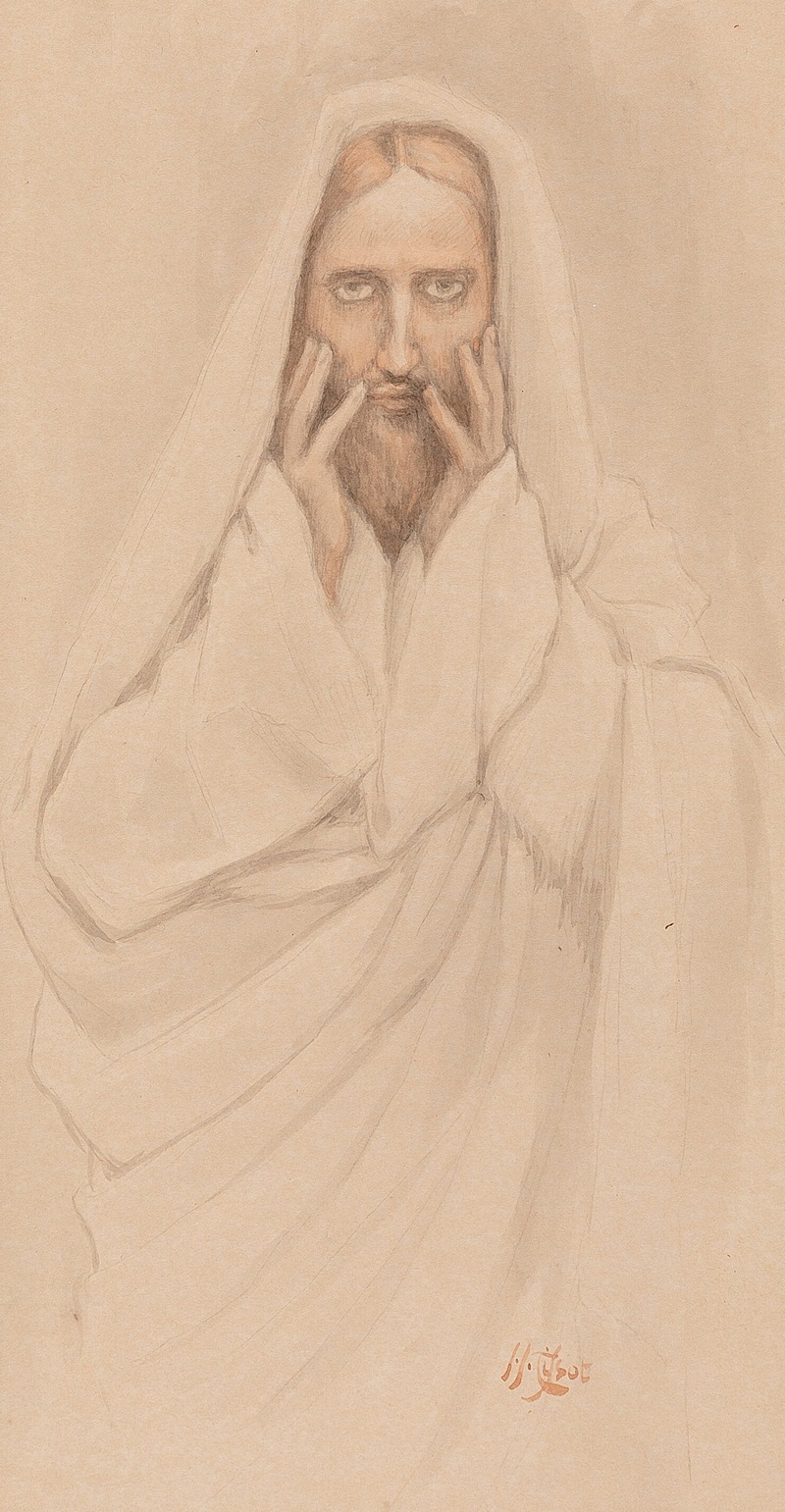 James Jacques Tissot - Study for Exhortation to the Sinner