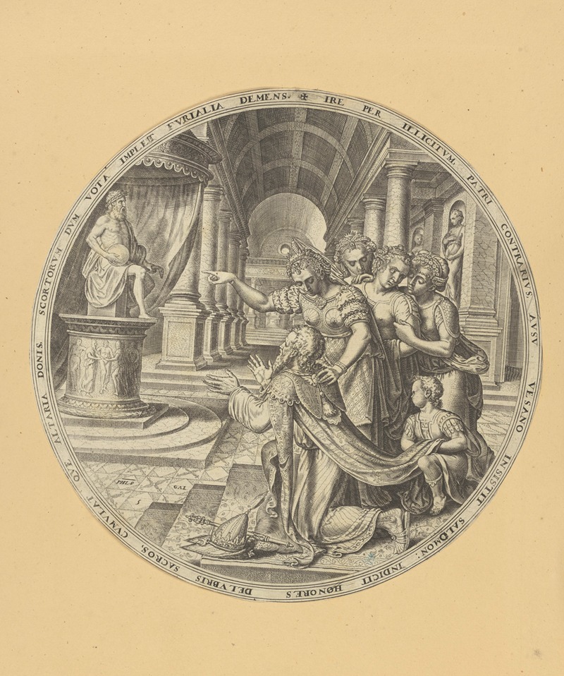 Maarten Van Heemskerck - Solomon’s Idolatry
