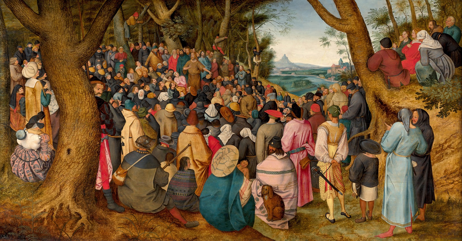 Pieter Brueghel The Younger - The Sermon of Saint John the Baptist