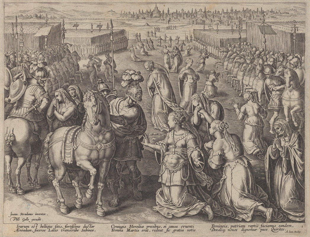 Stradanus - The Mothers of the Sabine Virgins making Peace