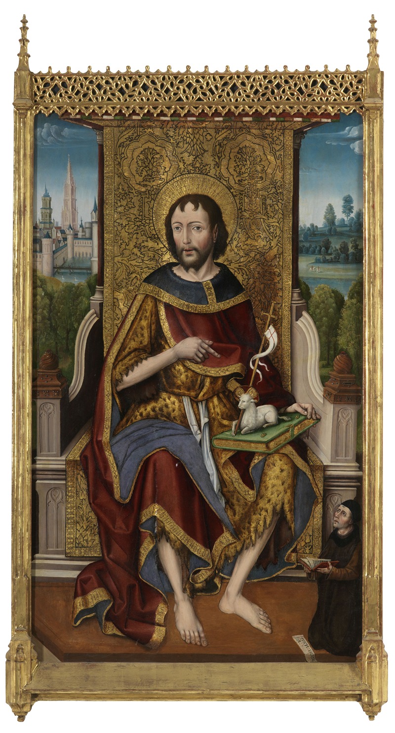 Alvaro Sanchez - John the Baptist with Donor Ivan de la Pena