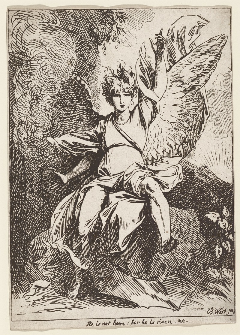 Benjamin West - The Angel of the Resurrection