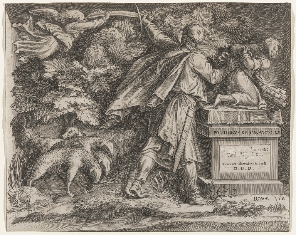 Cherubino Alberti - Abraham Sacrificing Isaac