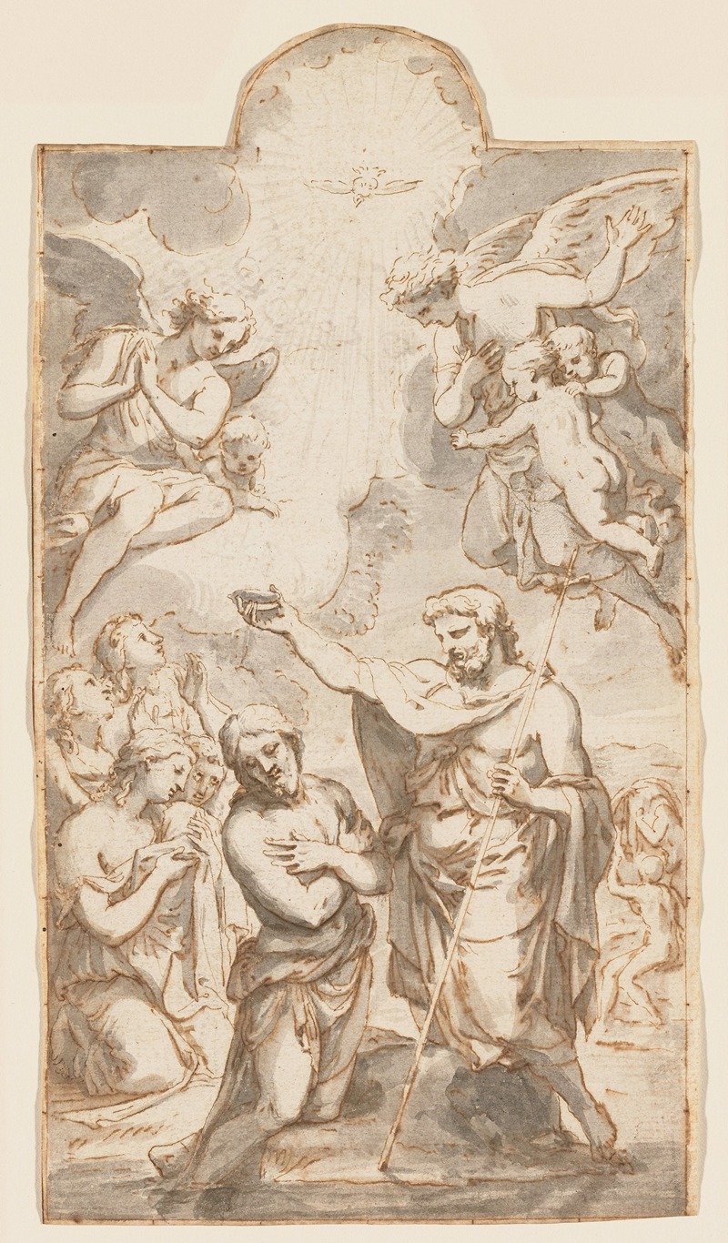 Jacques Stella - The Baptism of Christ