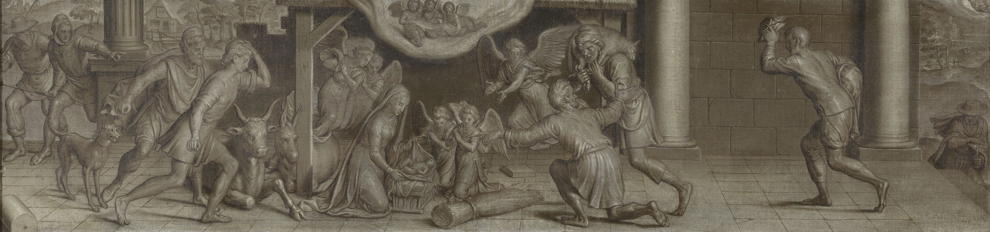 Pieter Pourbus - The Adoration of the Shepherds