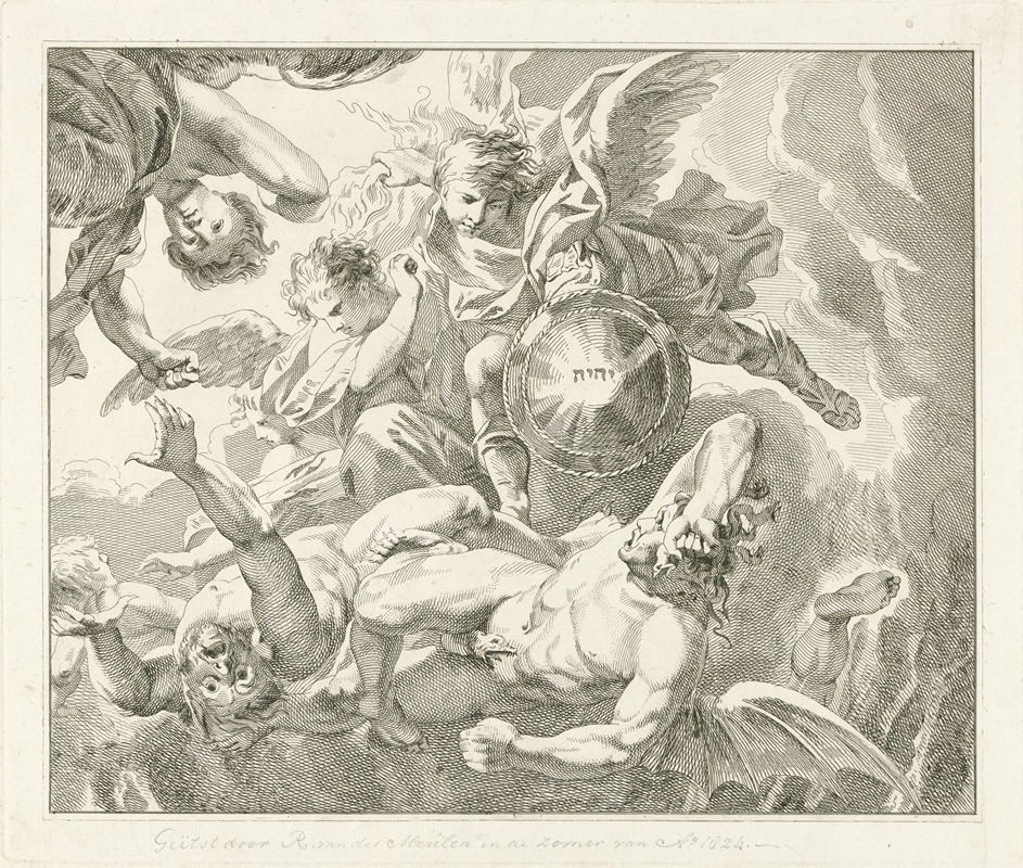Roelof van der Meulen - Michaël onderwerpt de duivel
