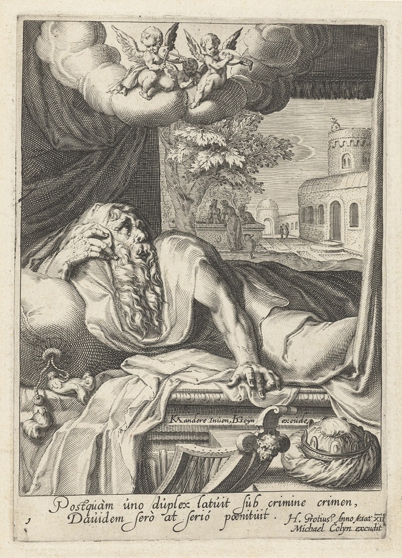 Jacob de Gheyn II - David as a repentant sinner
