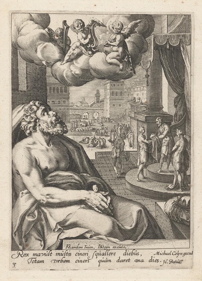 Jacob de Gheyn II - Solomon as a repentant sinner