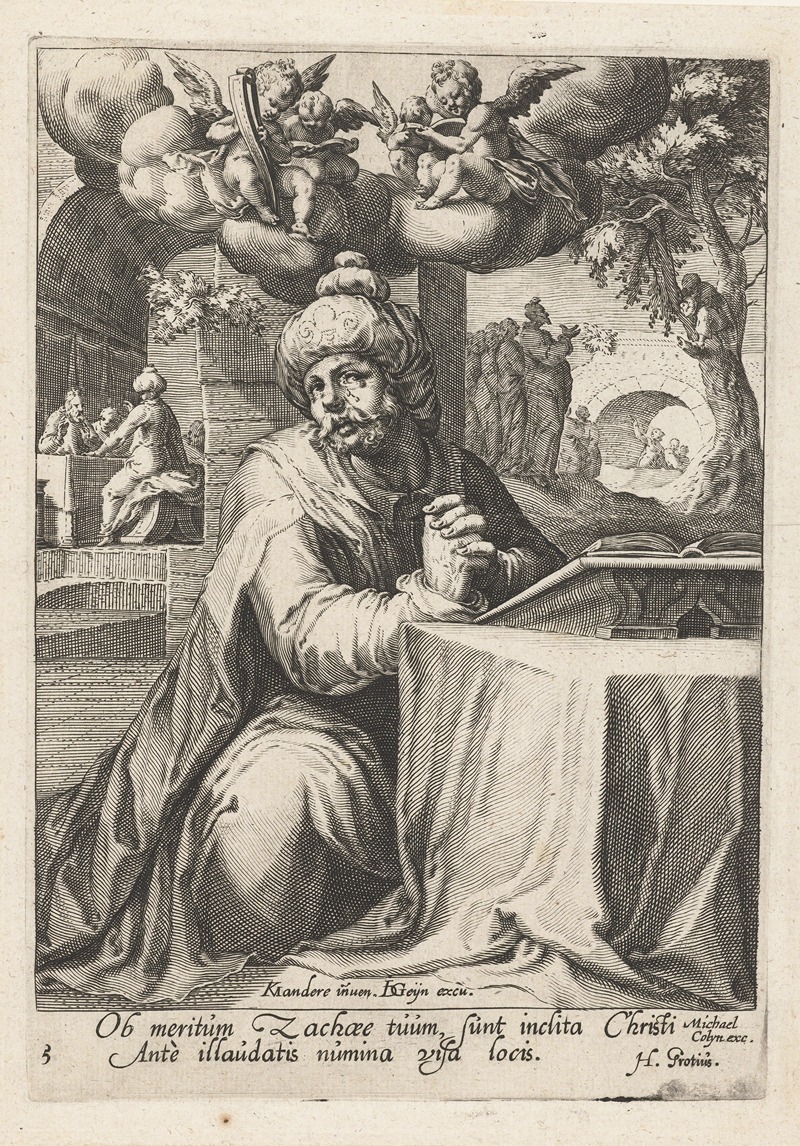 Jacob de Gheyn II - Zacchaeus as a repentant sinner