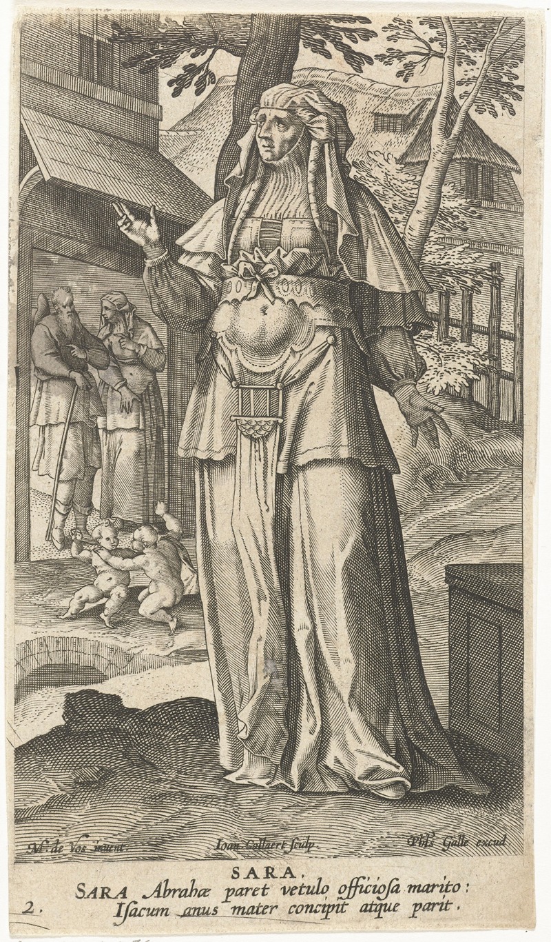 Jan Collaert II - Sara