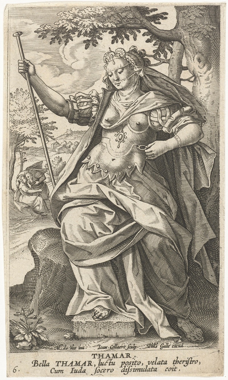 Jan Collaert II - Tamar
