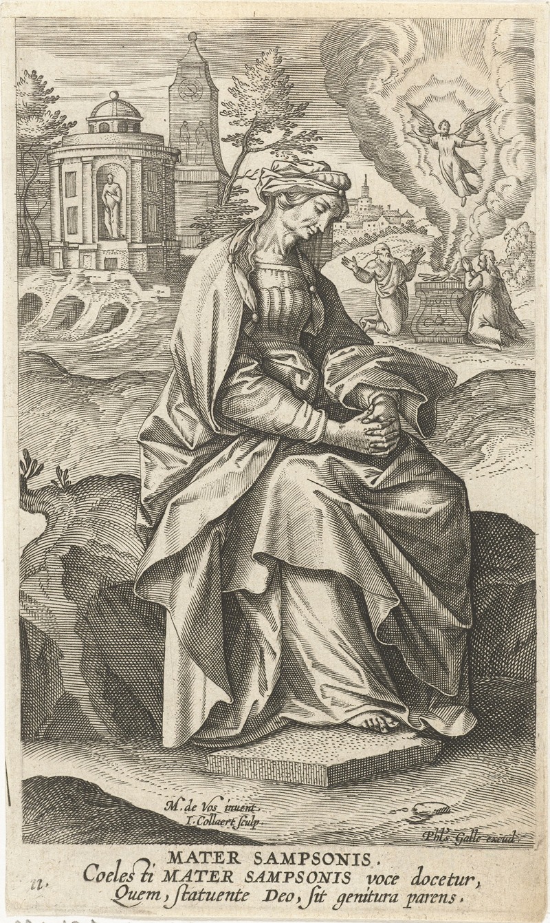Jan Collaert II - Samson’s mother