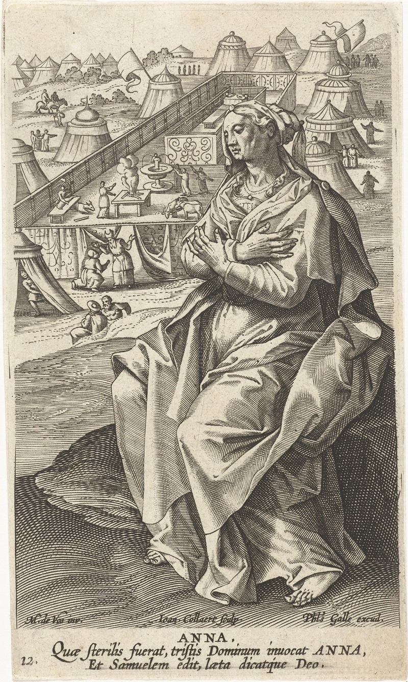 Jan Collaert II - Hannah