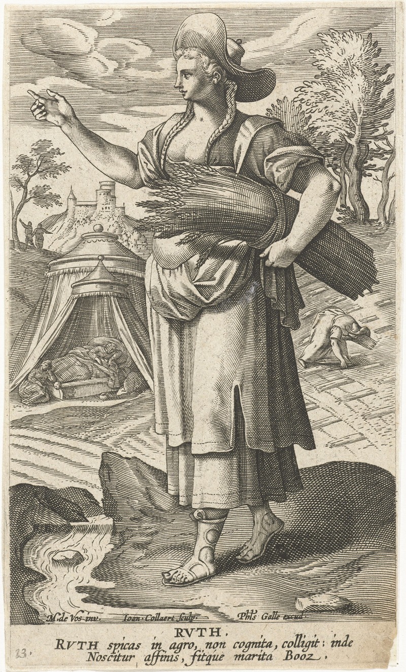 Jan Collaert II - Ruth