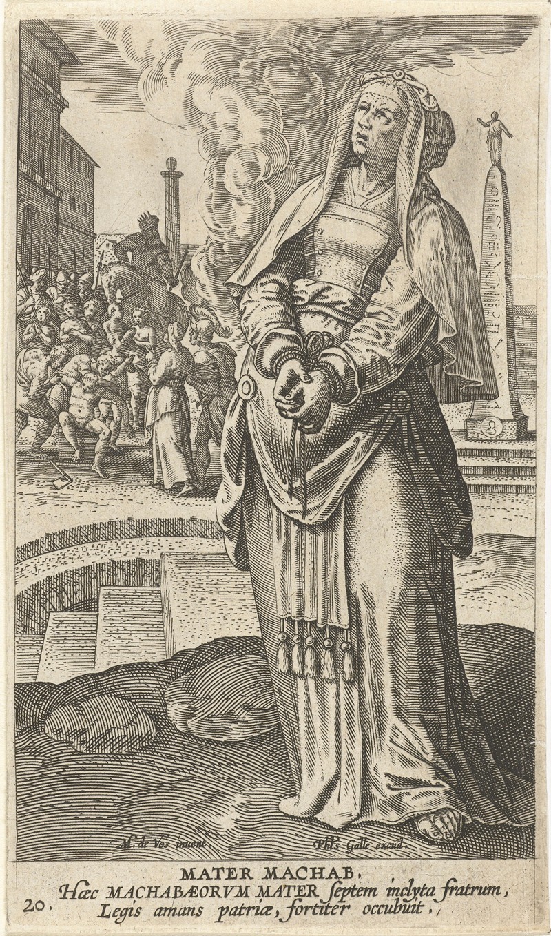 Jan Collaert II - Mother of the Maccabees