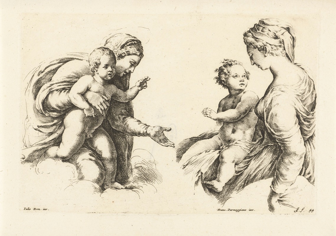 Jan de Bisschop - Mary with child