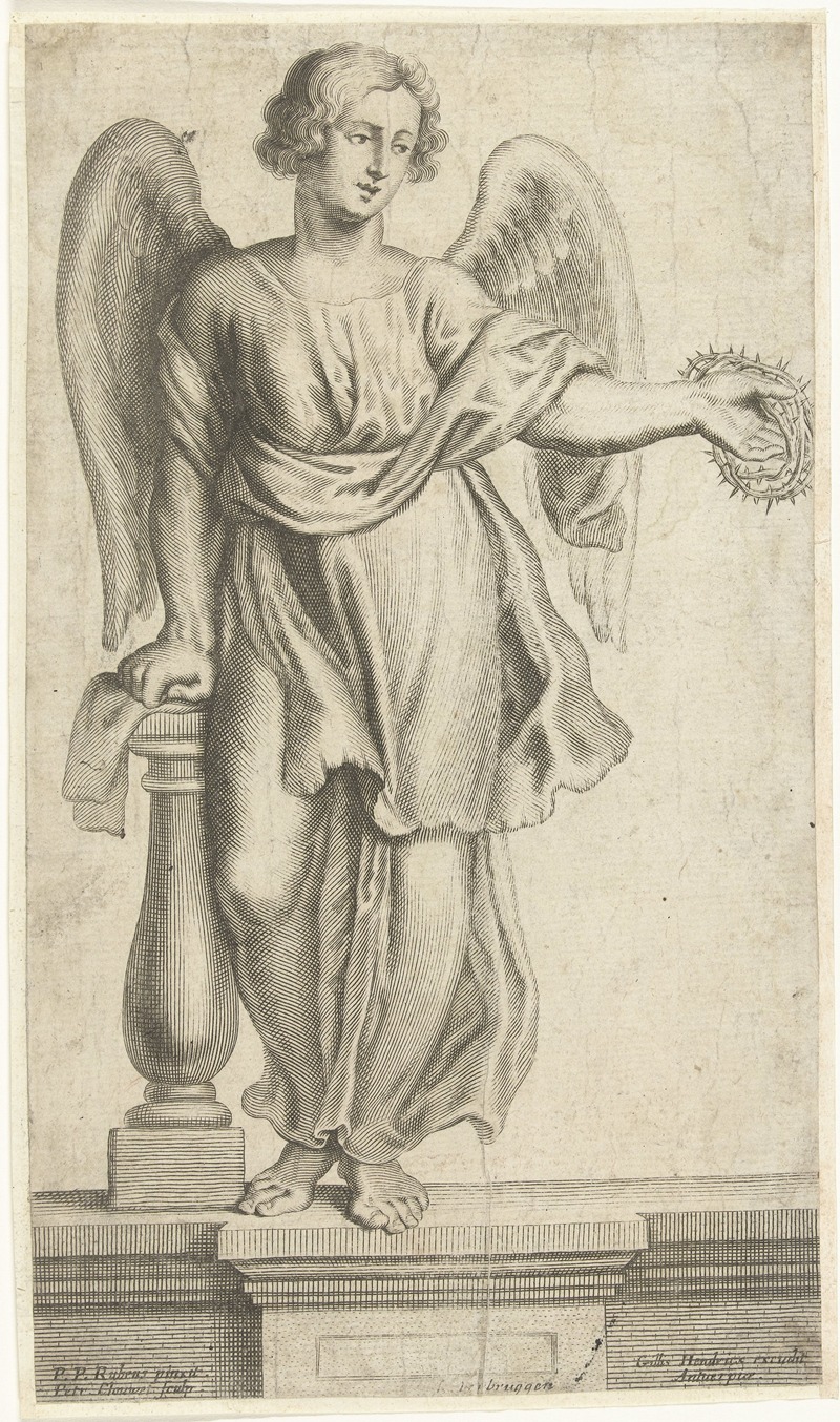 Petrus Clouwet - Angel with crown of thorns