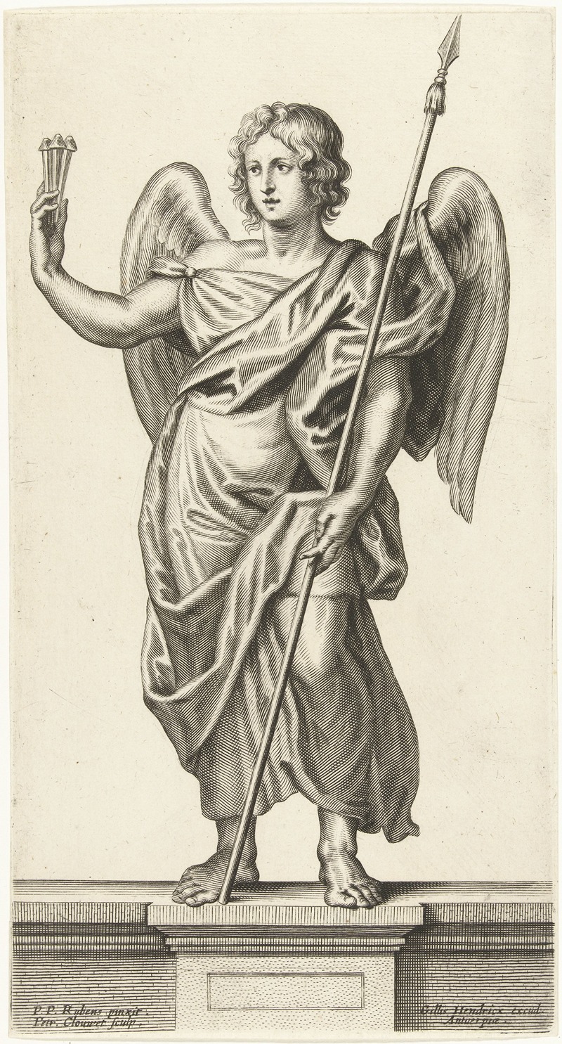 Petrus Clouwet - Angel with lance and nails